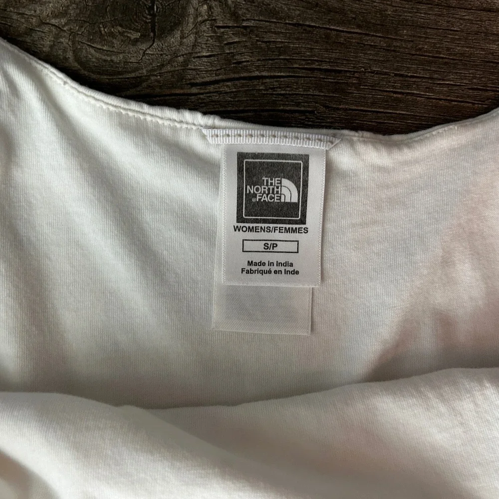 North Face‎ White Cotton Casual Dress Sleeveless Drawstring Adjustable Strap S - Picture 6 of 7